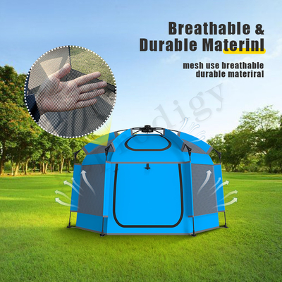 210D Easy Storage Pop Up Toy Tent Baby Safety Foldable Playhouse Tent