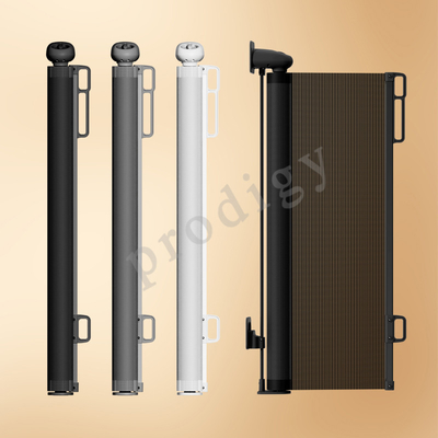 Indoor Safety Bottom Of Stairs Baby Proofing Gates No Tool Required Roll Up Children Gate
