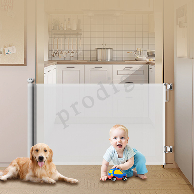 EN1930/CPC/ASTM  197 Inches  Pvc Mesn Safety Barrier Baby Retractable Gate For Doorway